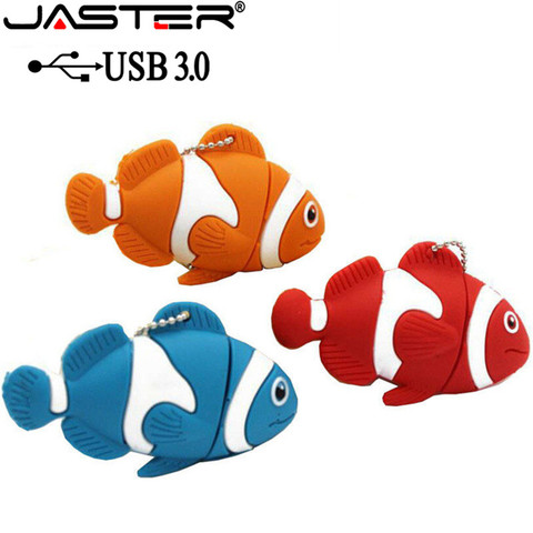 JASTER USB 3.0 cute cartoon animal fish Usb flash drive memory Stick pen drive pendrive 4GB 8GB 16GB 32GB 64GB u disk ► Photo 1/6