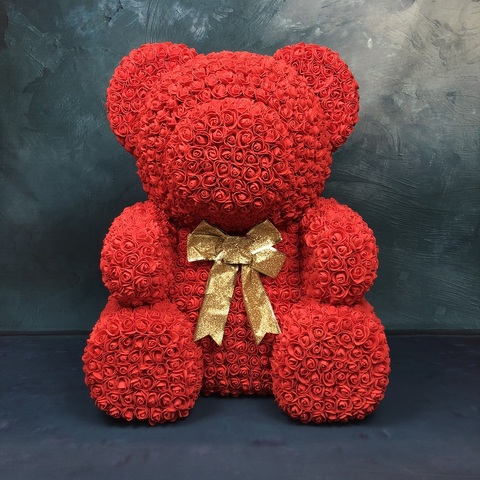 2022 Hot 70cm Flower Rose Bear Artificial Foam Teddy Bear Cute Kids Birthday Gifts Valentine's Day Gift New Year Gifts Spring ► Photo 1/6