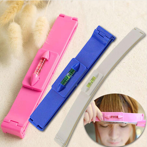 DIY Women Hair Trimmer Fringe Cut Tool Clipper Comb Guide For Cute Hair Bang Level Ruler Hair Accessories ► Photo 1/6