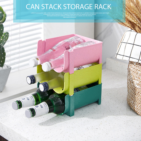 Refrigerator Soda Can Organizer Kitchen Refrigerator Drink Can Storage Rack Refrigerator  Refrigerator Storage Storage Shelf Rack - AliExpress