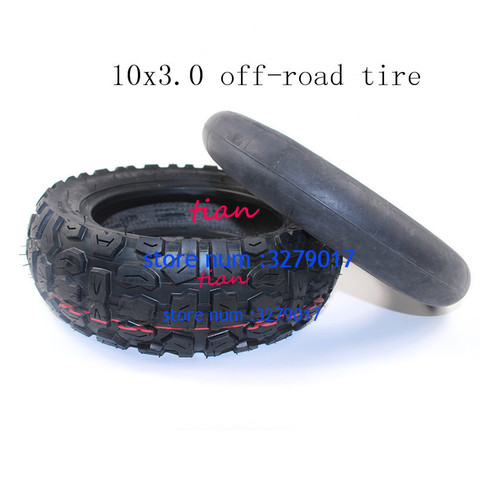 free shipping Off-road Tire 10 inch Pneumatic Tire Inner Tube 10X3.0-6 80/65-6 Electric Scooter ZERO 10X and Mantis Tyres ► Photo 1/6