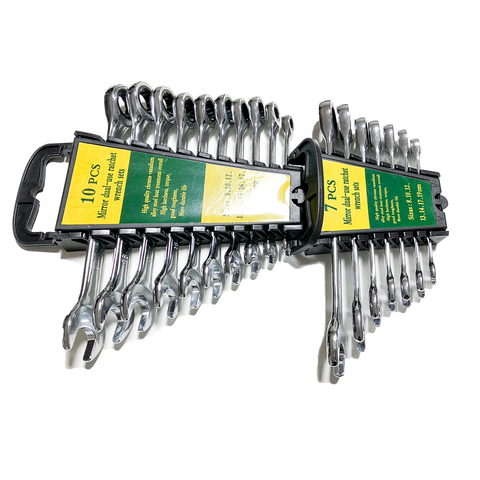 8-19mm Key Set Ratcheting Box Combination Wrenches for Car Repair Ring Spanner Hand Tools A Set of Key ► Photo 1/5