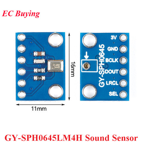 SPH0645 Digital Sound Sensor Module I2S ISS Interface MEMS Microphone Breakout SPH0645LM4H for Arduino GY-SPH0645 ► Photo 1/6