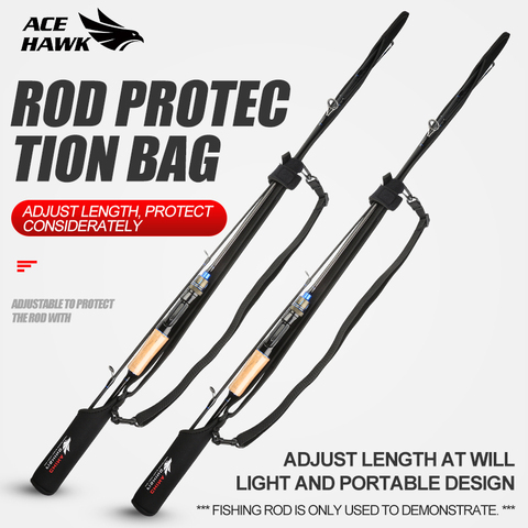Ace Hawk Fishing Rod Carrier Street Fishing Protector Short Distance Travel Spinning Tube Baitcasting Storage Tackle ► Photo 1/1