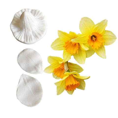 NEW Daffodils Petals Veiner Silicone Mold Fondant Mould Cake Decorating Tools Chocolate Mold,Sugarcraft,Kitchen Gadgets C409 ► Photo 1/5