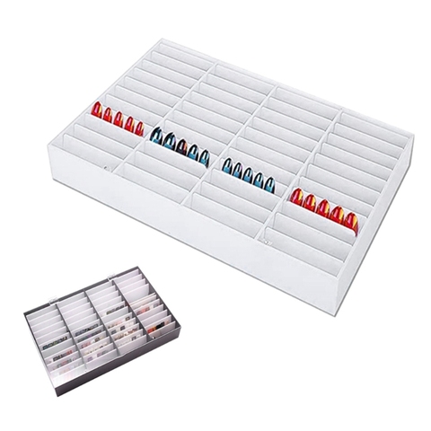 44 Grids Fake Nail Tips Color Display Holder Storage Box for Nails Art Decor ► Photo 1/6