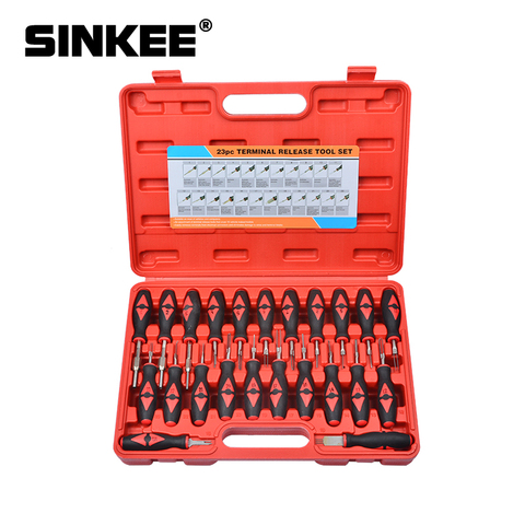 23pcs Car Universal Terminal Release Removal Tool Set Automotive Wiring Connector Crimp Pin Extractor For BMW Ford VW SK1549 ► Photo 1/4