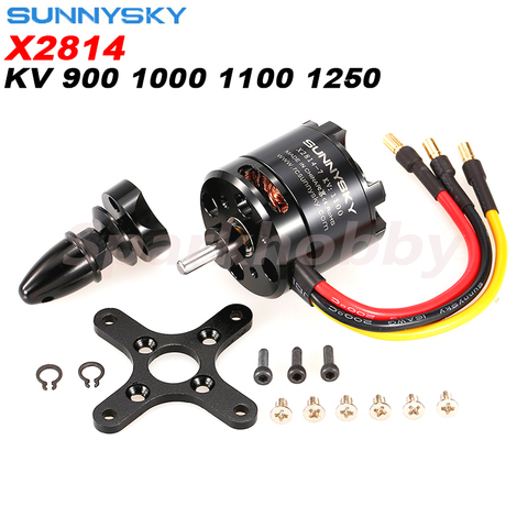 1PC  Original SUNNYSKY X2814 900KV 1000KV 1100KV 1250KV External Rotor Brushless Motor for RC 3D fixed-wing Aircraft  Airplanes ► Photo 1/6