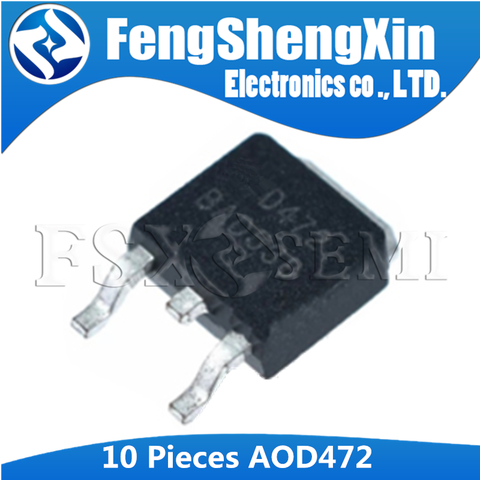 10pcs/lot AOD472 AOD472A TO-252 N-Channel Enhancement Mode Field Effect Transistor ► Photo 1/1