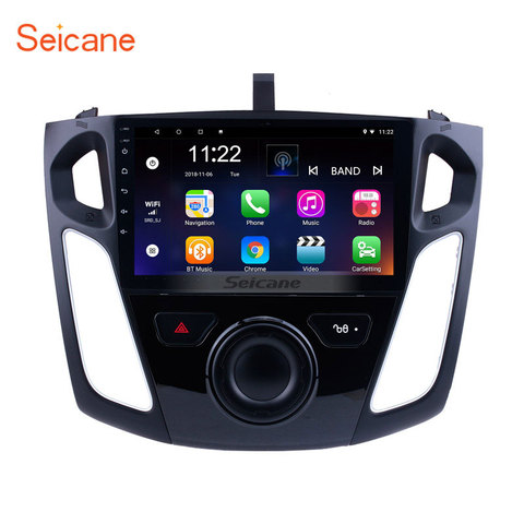 Seicane 9 inch Android 10.0 Car Multimedia Player For 2011 2012 2013 2014 2015 Ford Focus HD 1024*600 Touchscreen GPS Navigation ► Photo 1/6