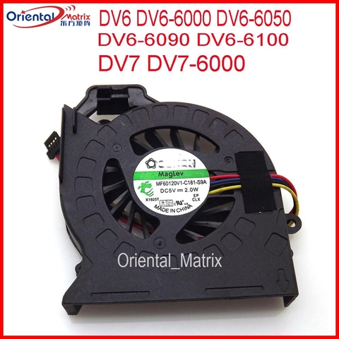 Free Shipping Brand NEW MF60120V1-C181-S9A AD6505HX-EEB For HP Pavilion DV6 DV6-6000 DV6-6050 DV6-6090 DV6-6100 CPU Cooler Fan ► Photo 1/6