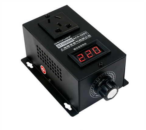 10000W High power Silicon Electronics Voltage Regulator Machinery Electric Variable speed controller 0V-220V ► Photo 1/6