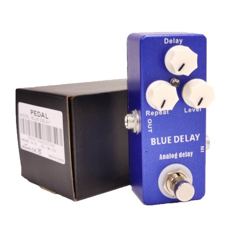 Mosky Deep Blue Delay Mini Guitar Effect Pedal True Bypass Guitar Parts & Accessories Delay Effect Pedal ► Photo 1/6