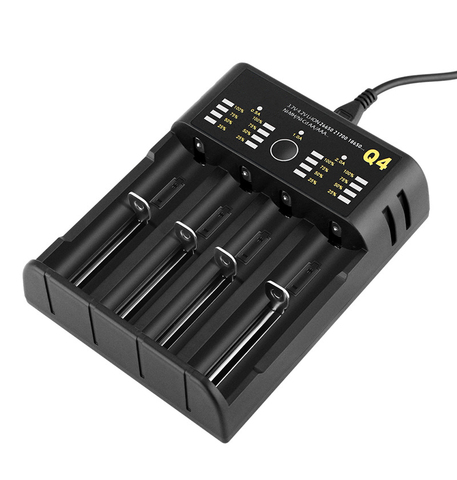 battery Charger for 18650 26650 21700 18350 AA AAA 3.7V/3.2V/1.2V/1.5V lithium NiMH battery ► Photo 1/6