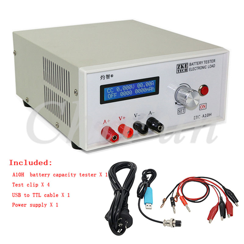 EBC-A10H Battery Capacity Charge Discharge Tester 30V 5-10A 150W Electronic Load Mobile Power Head Test Online Computer Software ► Photo 1/4