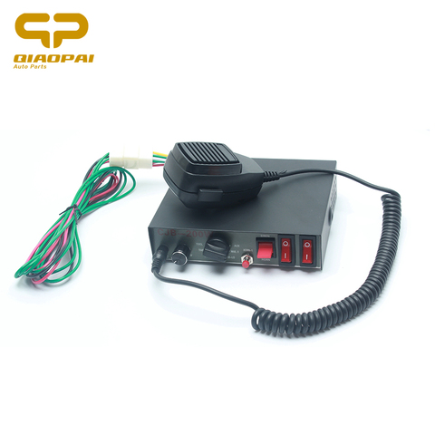 Police Siren for Car Alarm 200W Speaker Connector Horn Waring Alarm Sound Electric Horn Megaphone Train Truck Boat Mulit Tone ► Photo 1/6