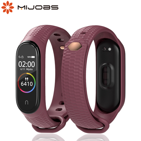 For Miband 3 4 5 Translucent Bracelet for Mi Band 5 Strap Correa Pulseira Pasek Opaska for Xiaomi Bend 4 Belt Silicone Wristband ► Photo 1/6