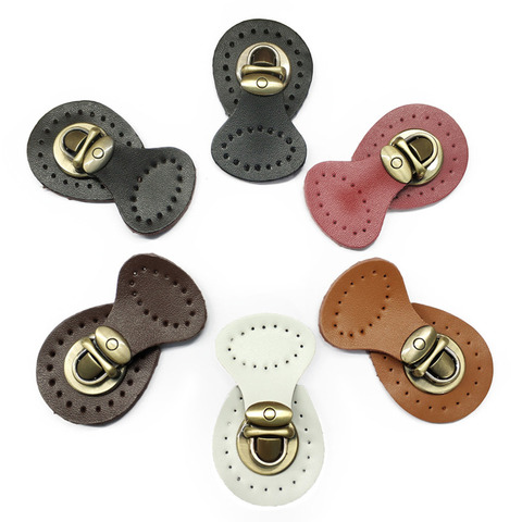 Genuine Leather Bag Lock Magnetic Button Fasteners Snap Buckles Replacement Handmade Bag DIY Clasp Accessories women handbag ► Photo 1/6