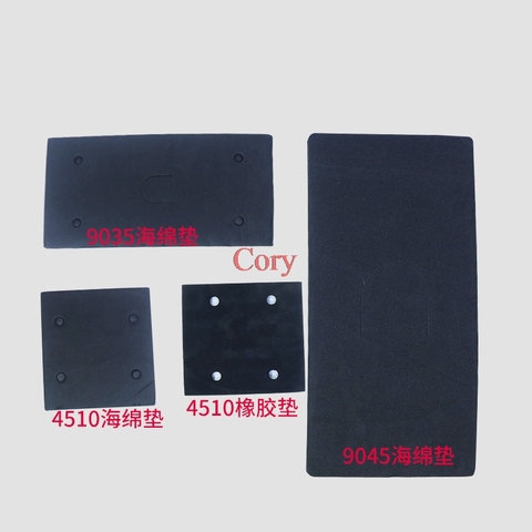 2pcs Square/Rectangle Flat sanding machine mat for Makita 4510/9035/9045 Sander Machine Sponge rubber sandpaper pad ► Photo 1/4