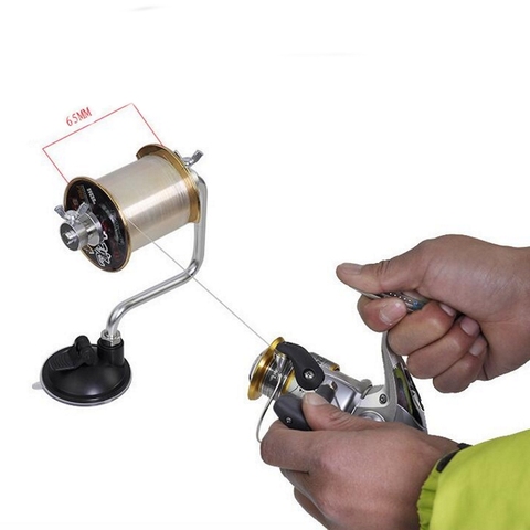 Portable Aluminum Fishing Line Winder Fishing Reel Spool Spooler System Tackle Tool Suction Cup Sea Carp Fishing Accessories ► Photo 1/5