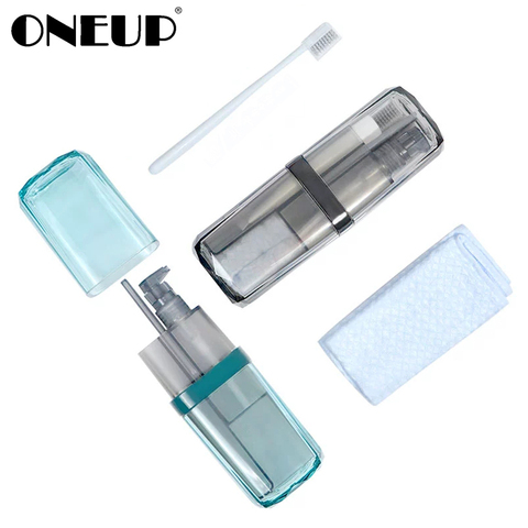 ONEUP Travel Wash Cup Portable Travel Toiletries Toothpaste Toothbrush Partition Storage box Outdoor Bathroom Accessories Sets ► Photo 1/6