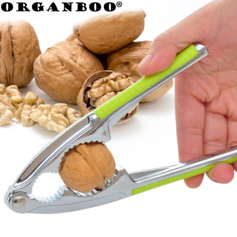 Portable Nut Cracker Kitchen Gadgets Tool Sheller Walnut Opener Plier Metal Opener Nutcracker Kitchen Accessories ► Photo 1/6