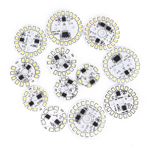 LED Chip Bulb Patch Lamp SMD Plate Circular Module Light Source Plate For Bulb Light ► Photo 1/6