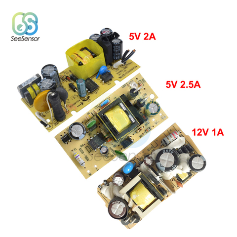 AC-DC AC 100V-240V to DC 5V 2A/2.5A 12V 1A Switching Power Supply Module Switch Overvoltage Overcurrent Short Circuit Protection ► Photo 1/6