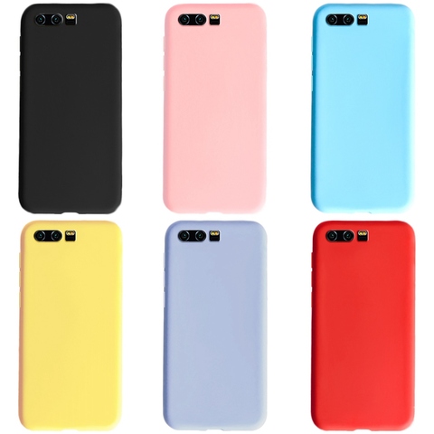 Candy Color Phone Cover For Huawei Honor 9 Case Bumper Soft Silicone Back Case For Huawei Honor 9 Honor9 STF-L09 Cases Cover ► Photo 1/6