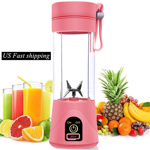 Portable Fruit Juicer blenders Cup electric machine blender Kitchen mini Food Processor Sports Bottle Juicing Vegetables Tumbler ► Photo 1/6