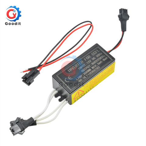 CCFL Inverter Driver DC 12V to 900V CCFL Inverter Male Connection For CCFL Angel Eyes E46 E39 E53 Driver Projector Lens Light ► Photo 1/6