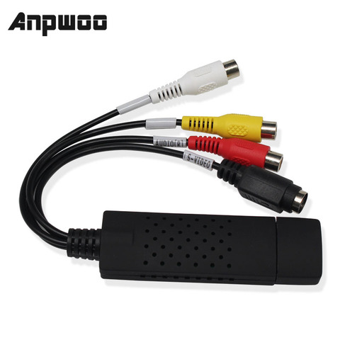 Buy Online Anpwoo Easycap Usb 2 0 Video Capture Tv Dvd Vhs Dvr Adapter Card With Audio Alitools