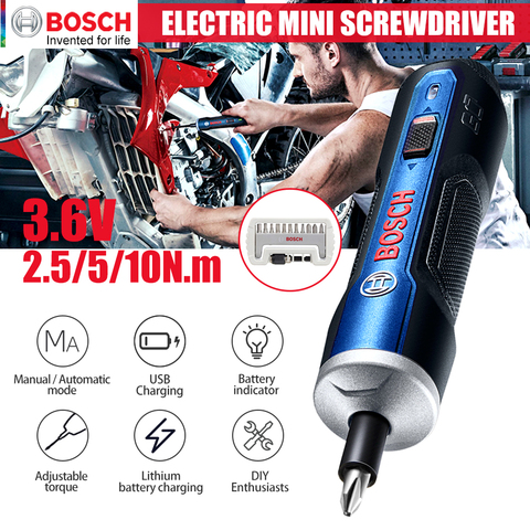 Bosch Go 2 Eectric Screwdriver Set 3.6v Rechargeable Bosch Go Automatic  Screwdriver Multifunctional Hand Drill - Electric Screwdriver - AliExpress