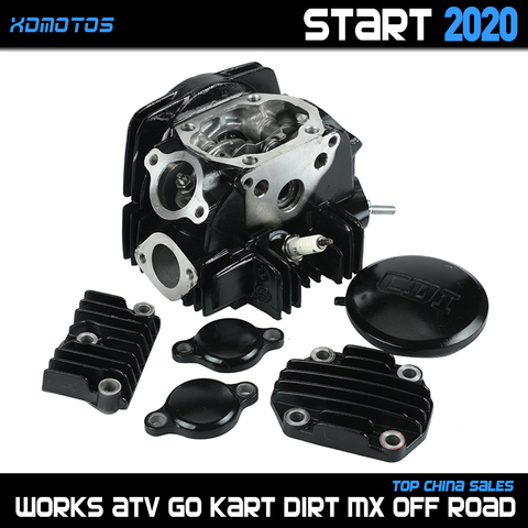 Motorcycle Complete Cylinder Head Assembly kit  For lifan LF 125cc Horizontal Kick Starter Engines Dirt Pit Bikes Parts ► Photo 1/6