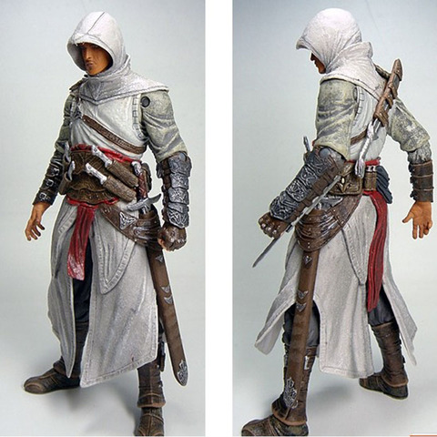 Game Brotherhood EZIO Action Figure Model Odyssey Toy White Clothes Ezio  Figure Action Toy for Kids Collection Figures Gifts ► Photo 1/6