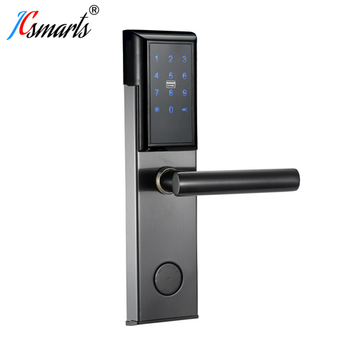 Digital Electronic Smart Lock Home Intelligent keypad Password Door Lock on Wooden door ► Photo 1/4