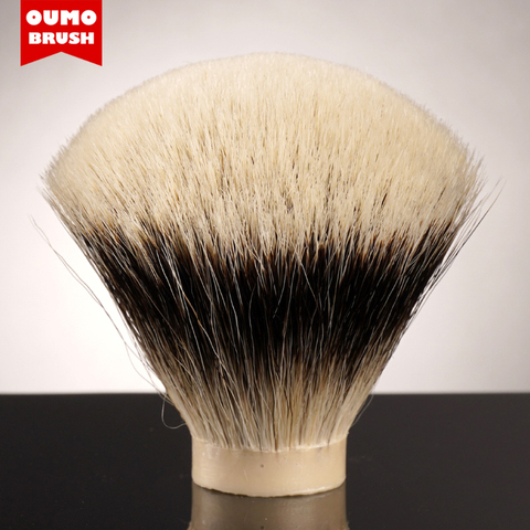 OUMO BRUSH-SHD WT Finest two band shaving brush knots ► Photo 1/6