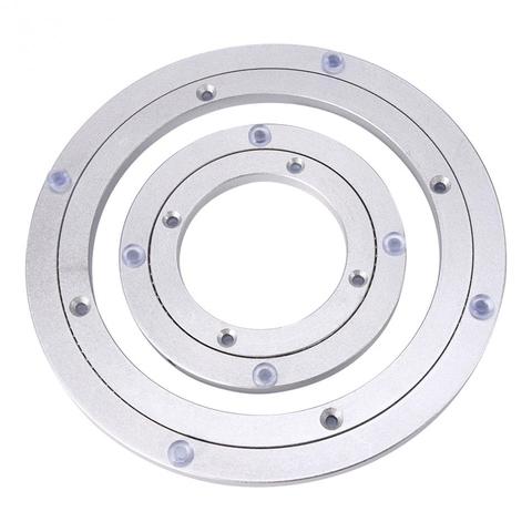 Solid 7 Sizes Aluminium Rotating Turntable Bearing Swivel Plate For Cake Decor TV Monitor Stand Electronic Repair Sculpture Base ► Photo 1/6