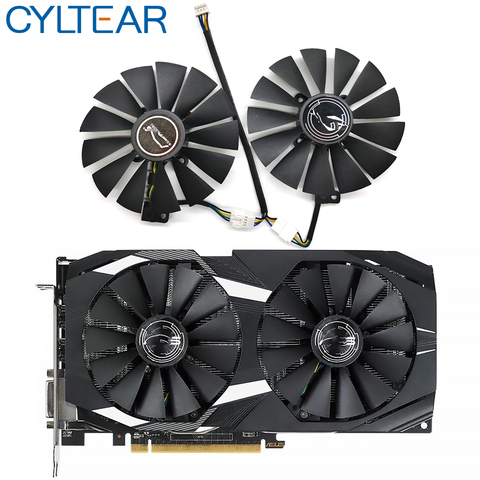 T129215SM 95mm Cooler Fan For ASUS STRIX RX 470 580 570 GTX 1050Ti 1070Ti 1080Ti Gaming Video Card Cooling Fan ► Photo 1/6