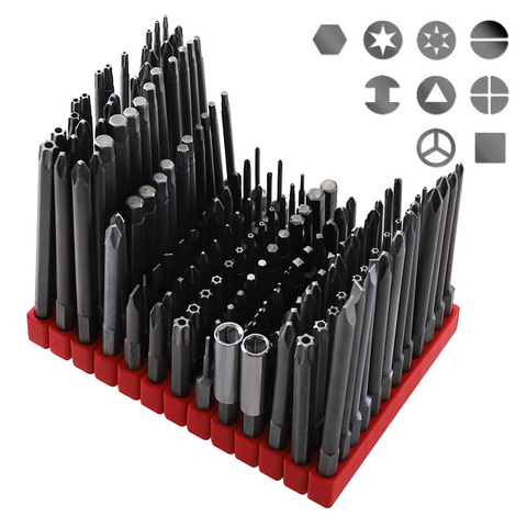 S2 Screwdriver Bits 1/4'' Hex Shank Screwdriver Set 50mm/ 75mm/100mm Magnetic Electric Screw Driver Bits 12pcs for Hand Tools ► Photo 1/6