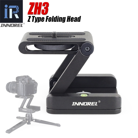 INNOREL ZH3 Aluminum Alloy Tripod Head Solution Z Pan Tripod Head Flex Folding Z Type Tilt Head for Canon Nikon Sony DSLR Camera ► Photo 1/6