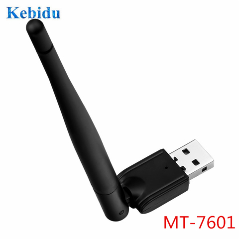 KEBIDU Ralink MT-7601 USB WiFi Wireless Antenna LAN Adapter Network Card 150Mbps PC LAN Wi-Fi Receiver Dongle 802.11b/g/n ► Photo 1/6