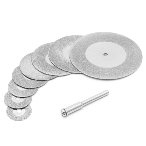 5pcs/lot Diamonte Cutting Discs Dremel Accessories Diamond Grinding Wheel Saw Circular Dremel Rotary Tool Diamond Discs 16-50 mm ► Photo 1/6