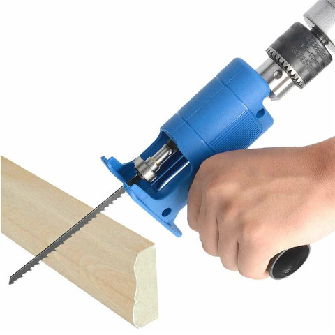 ASCENDAS Reciprocating Saw Attachment Adapter Change Electric Drill Into Reciprocating Saw for Wood Metal Cutting TP-0433 ► Photo 1/6
