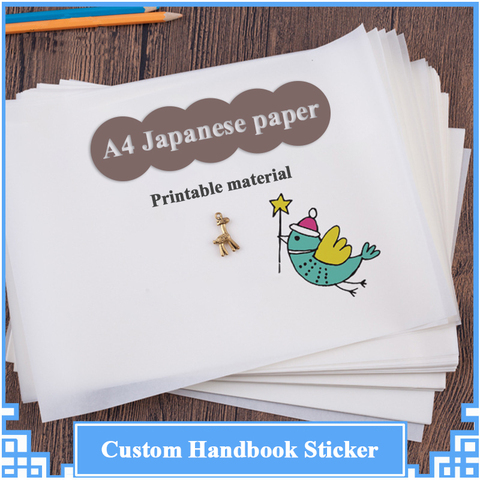 A4 and Paper Tape Gift Decoration Hand Account Stickers Stickers Can Print Diy Hand Account Around Stationery ► Photo 1/1