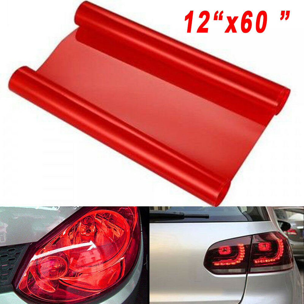 150*30cm Car Auto Red Vinyl Film Tint Headlights Taillight Fog Light Decor Accessory universal for car SUV truck car-styling ► Photo 1/4