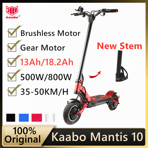 2022 Kaabo Mantis 10 Kickscooter 48V 500W / 800W Single Motor Smart Electric Scooter 10