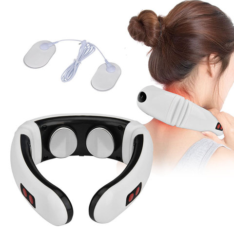 Health Care Felaxation Neck Massager Shiatsu Mini Personal Electric Plus Cervical Shock Shoulder Back Neck Massager ► Photo 1/1