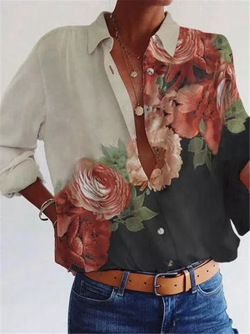 Long sleeve shirt woman Fashion new shirt loose big size temperament casual top ► Photo 1/1