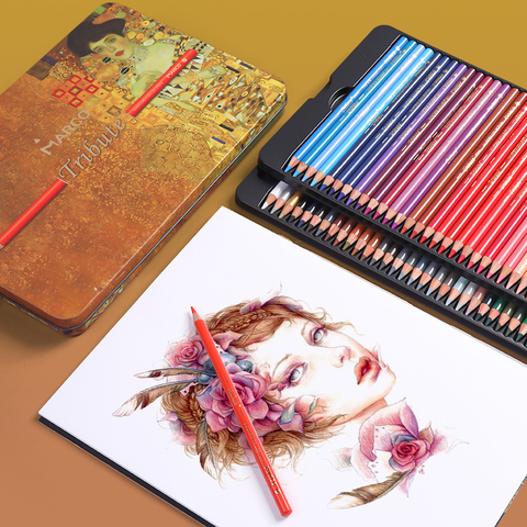 Marco MASTER Color Pencil Art Design Painting Oil Professional colored pencils for artist ► Photo 1/6